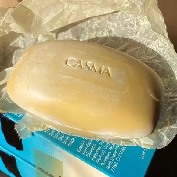Vintage Caswell Massey Casma Luxury Bath Soap New Open Box 2 Sealed Cakes Bars - Picture 8 of 10
